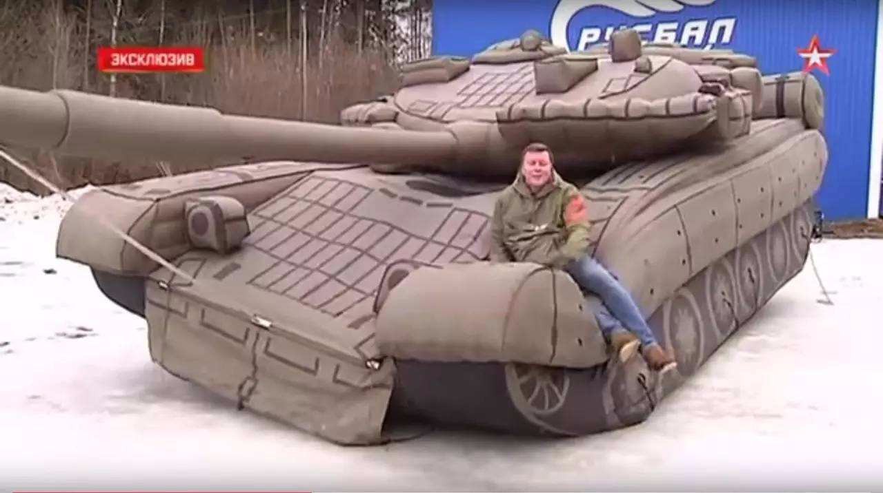 麦盖提充气军事坦克
